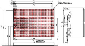 Тумба с раковиной Aquanet Джейн (Flat) 335430/330432 90 маренго для ванной в интернет-магазине Sanbest