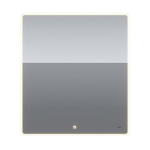 Зеркало c LED-подсветкой Dreja POINT 80x90 белый в ванную от интернет-магазине сантехники Sanbest