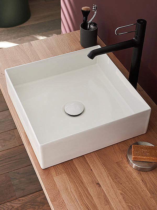 Раковина накладная Jacob Delafon Delta Pure E90011-0 39 белая купить в интернет-магазине Sanbest