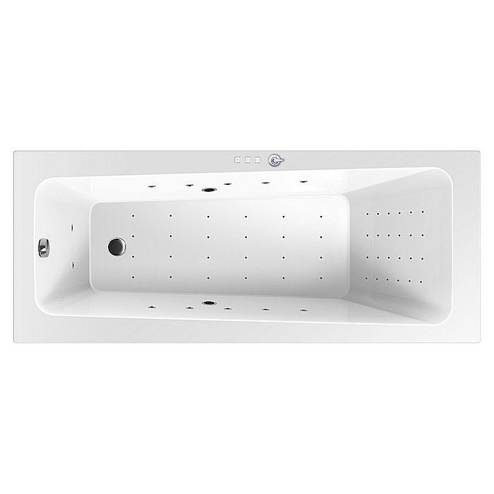 Ванна акриловая EXCELLENT Ava NANO WAEX.AVA17.NANO.CR 170x70 белая с гидромассажем купить в интернет-магазине Sanbest