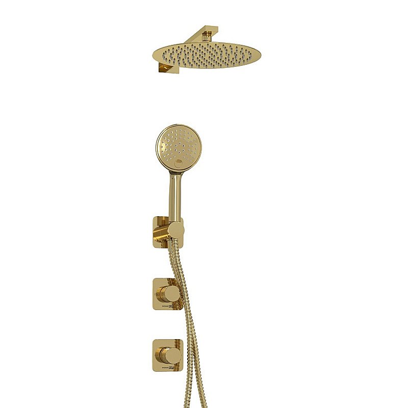 Душевая система WasserKRAFT Ems 7600 SET2835 золото купить в интернет-магазине сантехники Sanbest