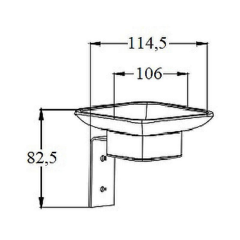 Мыльница Boch Mann CR-D01-04 BM10661 хром купить в интернет-магазине сантехники Sanbest
