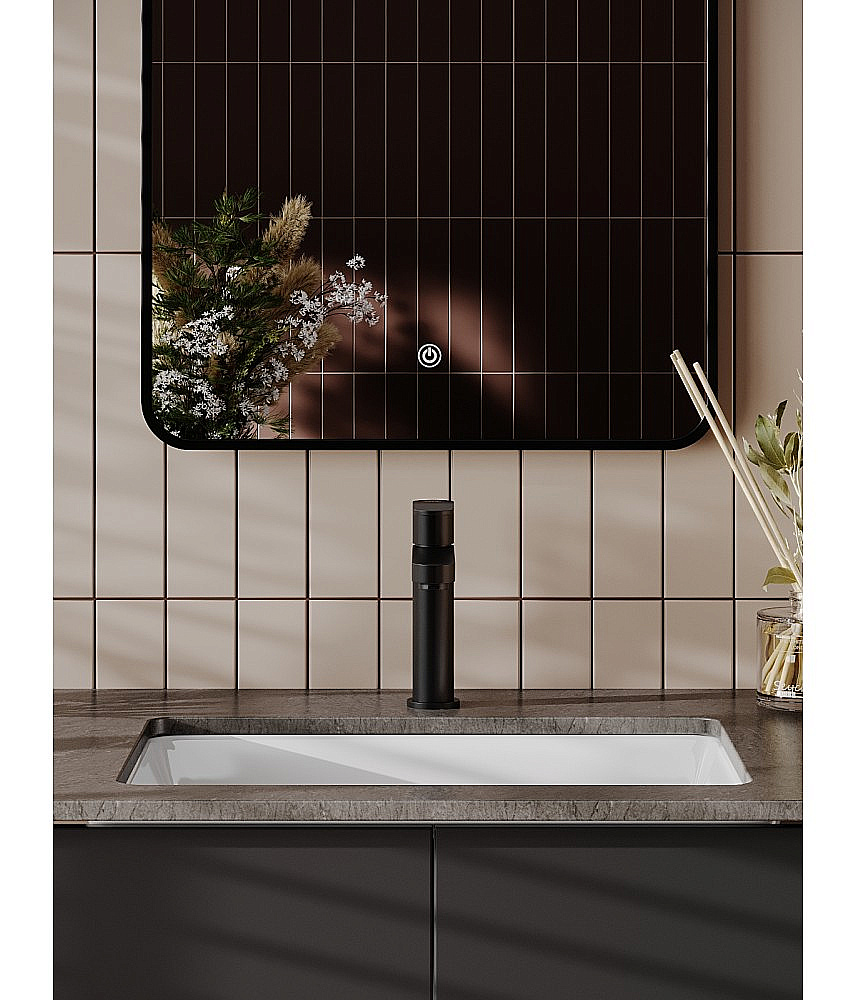 Cмеситель для раковины Agger Sweet A2702144 черный матовый купить в интернет-магазине сантехники Sanbest