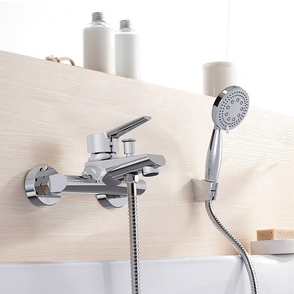 Смеситель для ванны PAINI Messina MECR111KM хром купить в интернет-магазине сантехники Sanbest