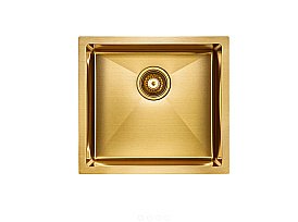 Кухонная мойка Paulmark GERBERG 48 PM254844-BG брашированное золото купить в интернет-магазине сантехники Sanbest
