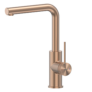 Смеситель для кухни Abber Wasser Kreis 316 AF8814BRG розовое золото брашированное купить в интернет-магазине сантехники Sanbest