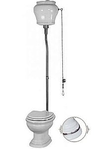 Унитаз Migliore Milady 31744 белый/декор платина D2 купить в интернет-магазине Sanbest