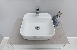 Столешница Aquanet Nova Lite 257611 75 серый для ванной в интернет-магазине сантехники Sanbest