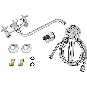 Смеситель для ванны Kaiser Crystal 28155 купить в интернет-магазине сантехники Sanbest