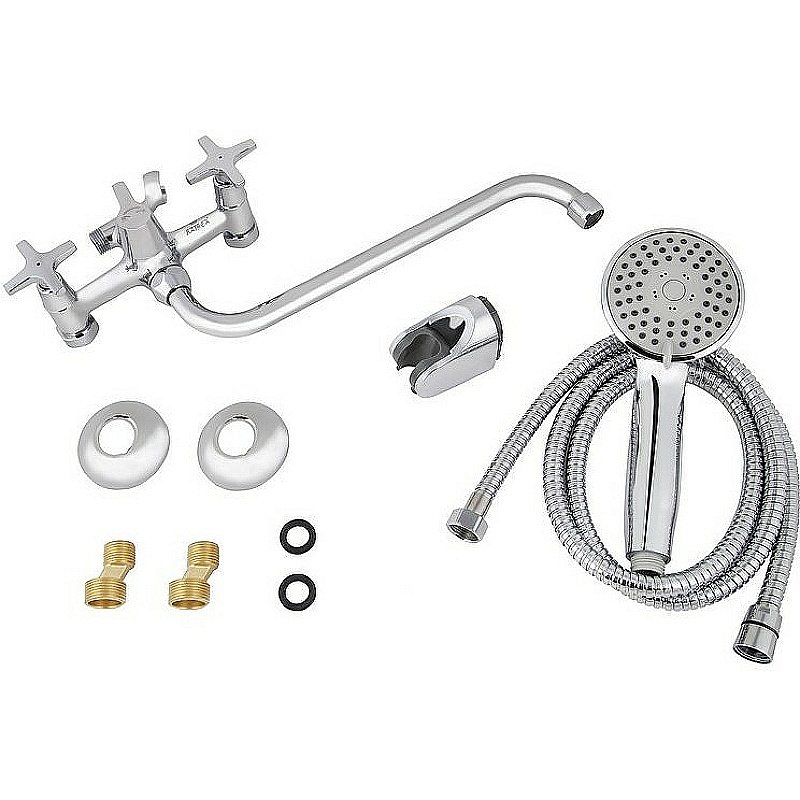 Смеситель для ванны Kaiser Crystal 28155 купить в интернет-магазине сантехники Sanbest