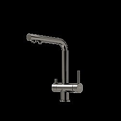 Смеситель для кухни Sancos Foster SC4014GG вороненая сталь купить в интернет-магазине сантехники Sanbest