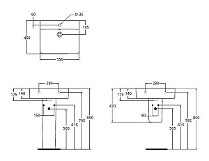 Раковина на пьедестале Ideal Standard Connect E784401 купить в интернет-магазине Sanbest