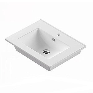 Тумба с раковиной Comforty Марио 00-00005206 60 дуб дымчатый для ванной в интернет-магазине Sanbest