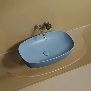 Раковина Ceramica Nova Element 60 CN6049ML голубая матовая купить в интернет-магазине Sanbest