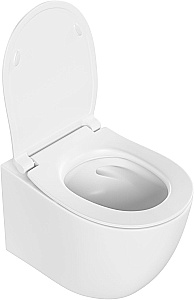 Унитаз подвесной Allen Brau Fantasy 3 Vortex 4.11035.21 белый матовый, с крышкой микролифт, слив торнадо купить в интернет-магазине Sanbest