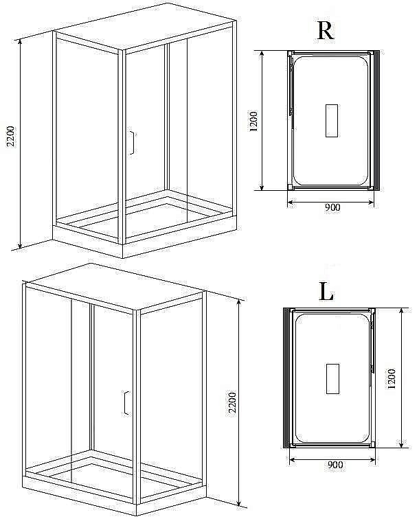 Душевая кабина Lagard TRIUMPH F купить в интернет-магазине Sanbest