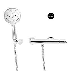 Смеситель для душа Cezares LEAF-D-L-NOP Черный матовый купить в интернет-магазине сантехники Sanbest