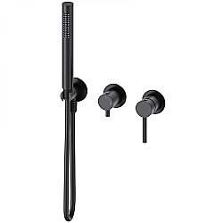 Смеситель для душевой системы встраиваемый WONZON & WOGHAND STICK WW-838017-MB черный матовый купить в интернет-магазине сантехники Sanbest