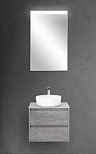 Тумба с раковиной и столешницей BelBagno KRAFT 70 Cemento Grigio для ванной в интернет-магазине Sanbest