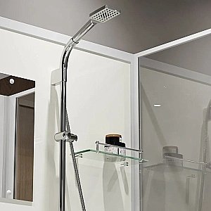 Душевая кабина Niagara Standart ST90/15Q/BK 90х90 стекло прозрачное/профиль белый купить в интернет-магазине Sanbest