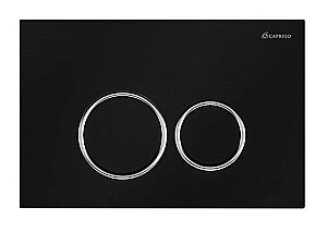 Кнопка для инсталляции Caprigo  Dew ABS DA001-black/crm черный/хром купить в интернет-магазине сантехники Sanbest