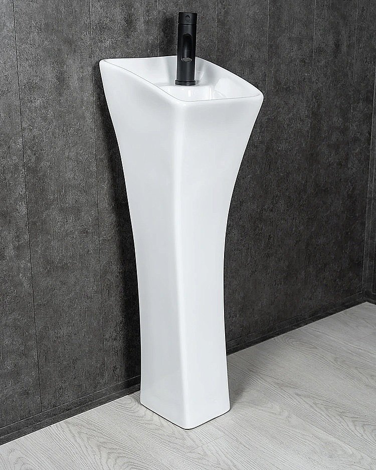 Раковина напольная Gid Autonomo 29 M9012 81101 белая купить в интернет-магазине Sanbest