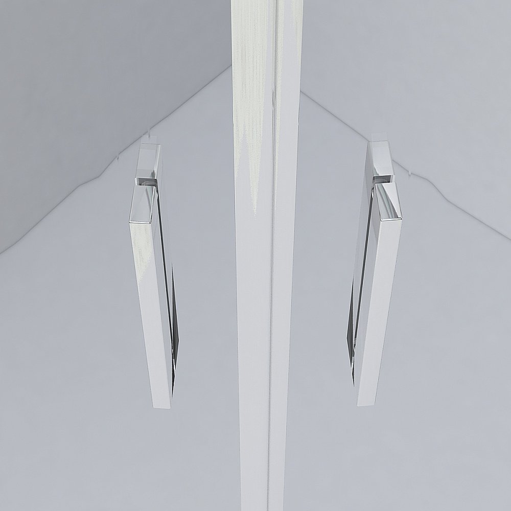 Душевой уголок Vincea GARDA VSS-1G1111CGB 110x110 стекло тонированное/профиль черный купить в интернет-магазине Sanbest