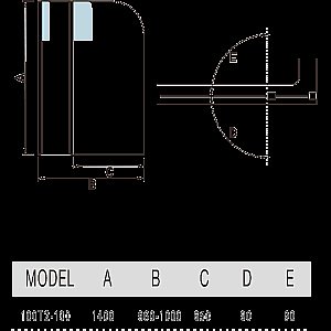 Душевая шторка WeltWasser WW100 100T2-100 купить в интернет-магазине Sanbest