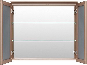 Зеркальный шкаф De Aqua Алюминиум 261767 90 медь купить в интернет-магазине сантехники Sanbest