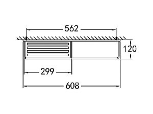 Полка для полотенец Cezares Maxima AM-F-8916 купить в интернет-магазине сантехники Sanbest