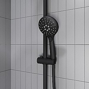 Душевая система Iddis Ray RAYMS3Fi76 черная купить в интернет-магазине сантехники Sanbest