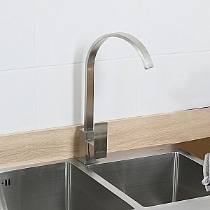 Смеситель для кухни Melana 8112 сатин купить в интернет-магазине сантехники Sanbest