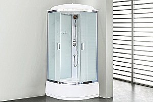 Душевая кабина Royal Bath RB90CK5-WC-CH 90x90 профиль хром/стекло матовое купить в интернет-магазине Sanbest
