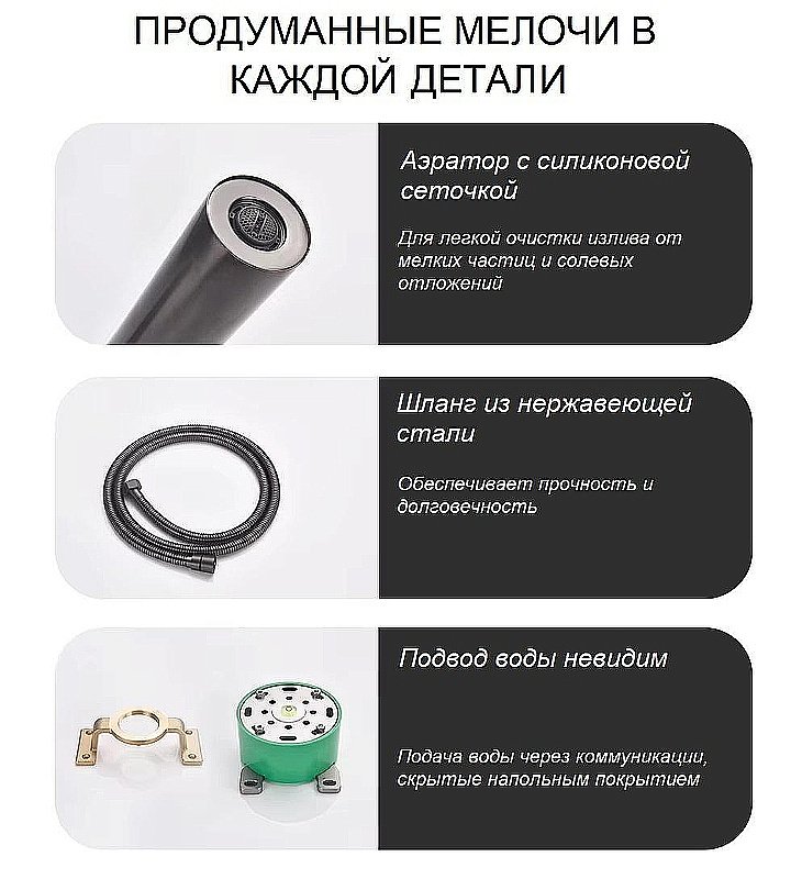 Смеситель для ванны Boch Mann SUV BM10906 хром купить в интернет-магазине сантехники Sanbest