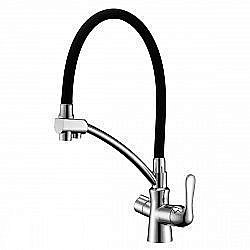 Смеситель для кухни Lemark Comfort LM3070C черный купить в интернет-магазине сантехники Sanbest