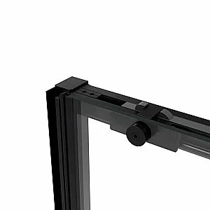 Душевая дверь Vincea Slim Soft VDS-1SS120CLB 120 профиль черный/стекло прозрачное купить в интернет-магазине Sanbest