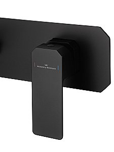 Смеситель для раковины встраиваемый WONZON & WOGHAND DIAMOND, Черный матовый (WW-88869011-MB) купить в интернет-магазине сантехники Sanbest