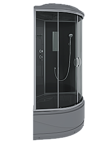 Душевая кабина Erlit ER3509TP-C2-RUS_GRAY 90х90 стекло тонированное/профиль серебристый купить в интернет-магазине Sanbest
