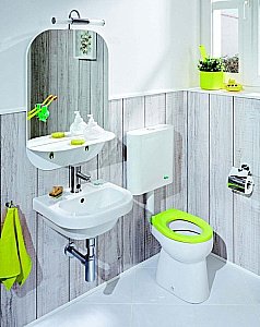 Унитаз детский Jika BABY 8.2203.7.000.000.1 вертикальный выпуск белый купить в интернет-магазине Sanbest