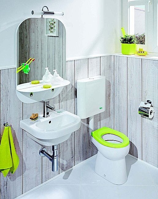 Унитаз детский Jika BABY 8.2203.7.000.000.1 вертикальный выпуск белый купить в интернет-магазине Sanbest