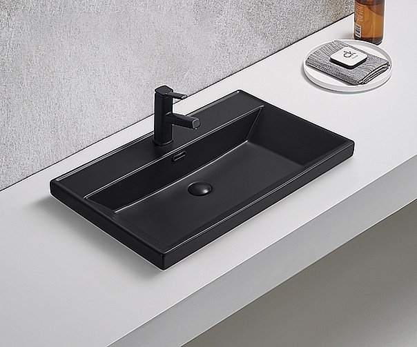 Раковина Gid Integrado 61 Bm5560s 72205 черная матовая купить в интернет-магазине Sanbest