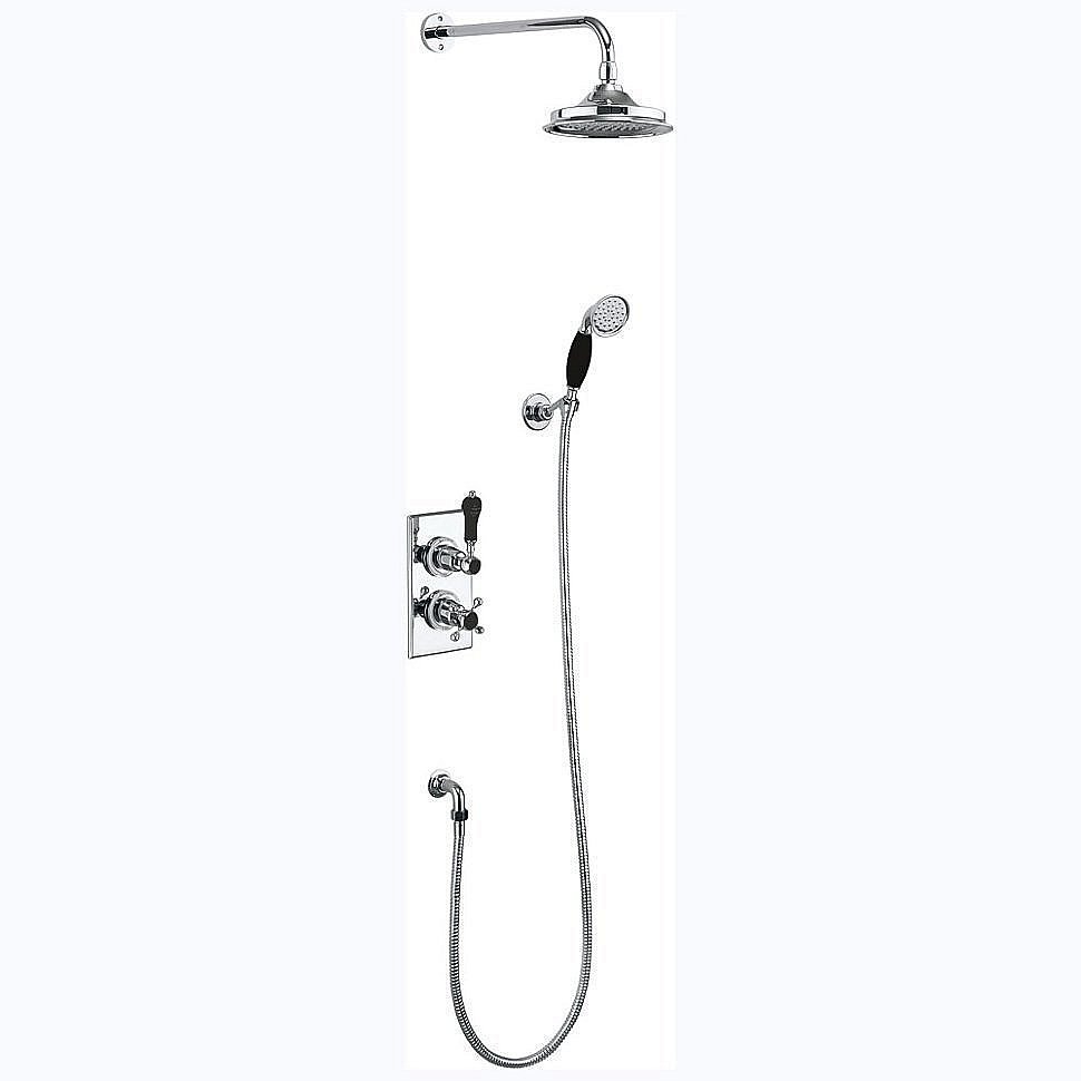 Душевая система Burlington Trent TF2S BLA+V16 купить в интернет-магазине сантехники Sanbest