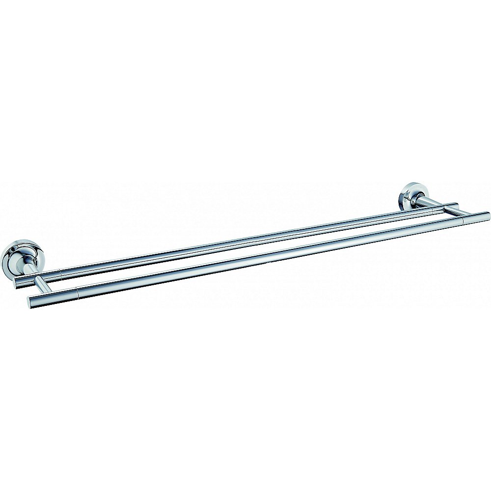 Полотенцедержатель двойной WONZON & WOGHAND SIMPLE, Хром (WW-6511) купить в интернет-магазине сантехники Sanbest