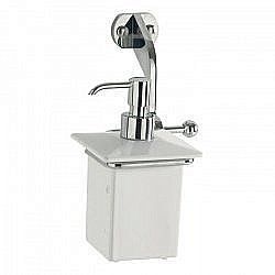 Дозатор жидкого мыла Kerasan Waldorf белый купить в интернет-магазине сантехники Sanbest