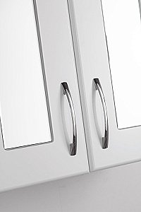 Шкаф подвесной  Style Line Эко Стандарт 48 вставка стекло для ванной в интернет-магазине сантехники Sanbest