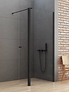 Душевое ограждение NEW TRENDY NEW SOLEO BLACK K-0775 60 стекло прозрачное/профиль черный купить в интернет-магазине Sanbest