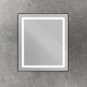 Зеркало BelBagno Kraft SPC-KRAFT-700-800-SENS-NERO черный в ванную от интернет-магазине сантехники Sanbest