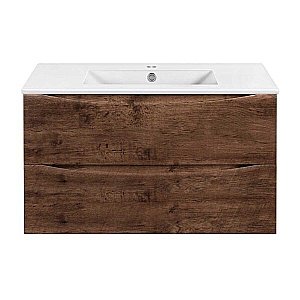 Тумба с раковиной Vincea Mia Slim 900 R.Wood для ванной в интернет-магазине Sanbest