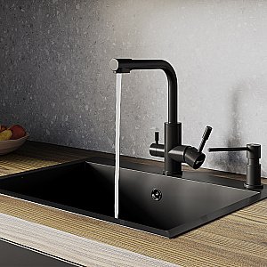 Диспенсер Lemark Expert LM8203BLN черный купить в интернет-магазине сантехники Sanbest