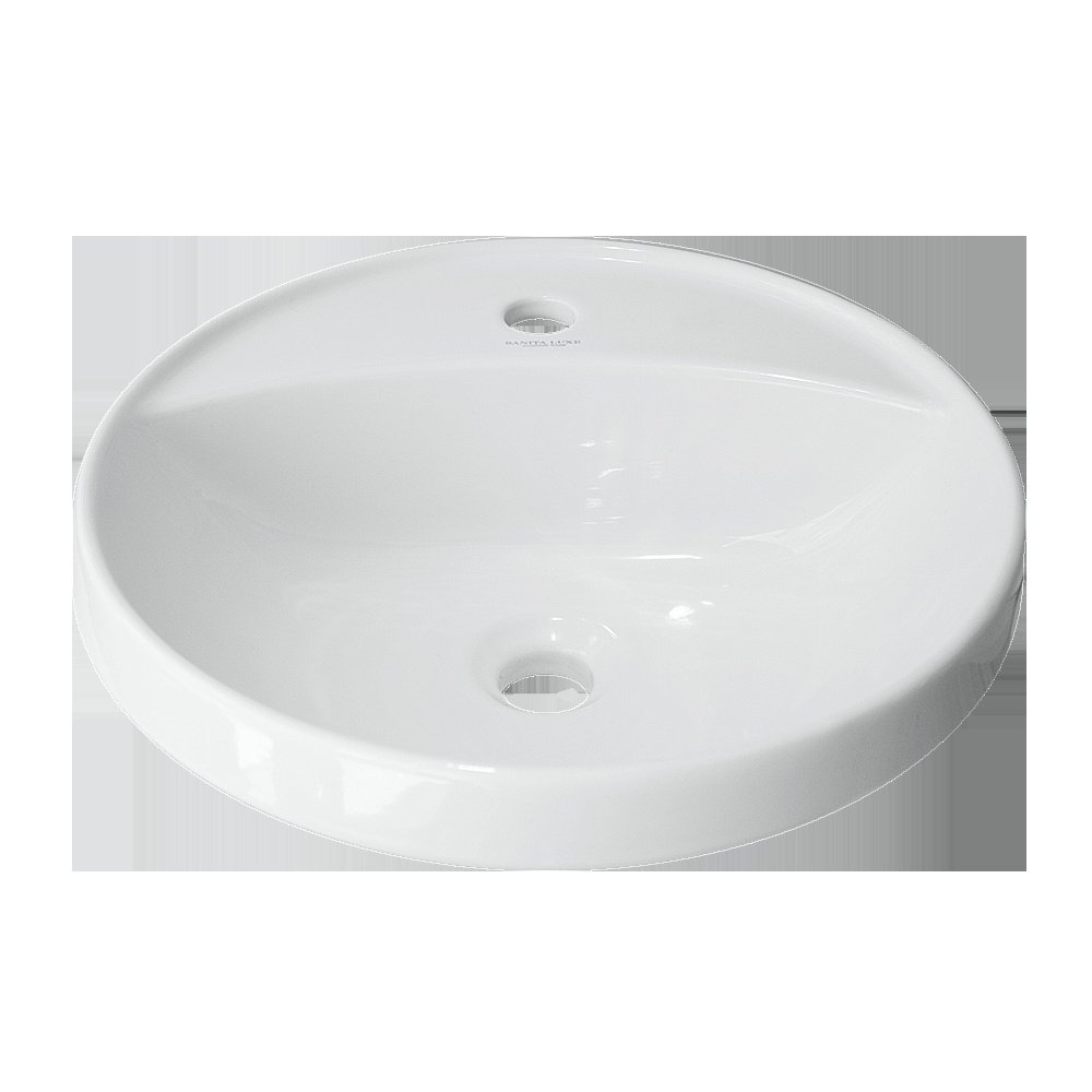 Раковина Sanita luxe Art Inside 43 ART43SLWB01I белая купить в интернет-магазине Sanbest